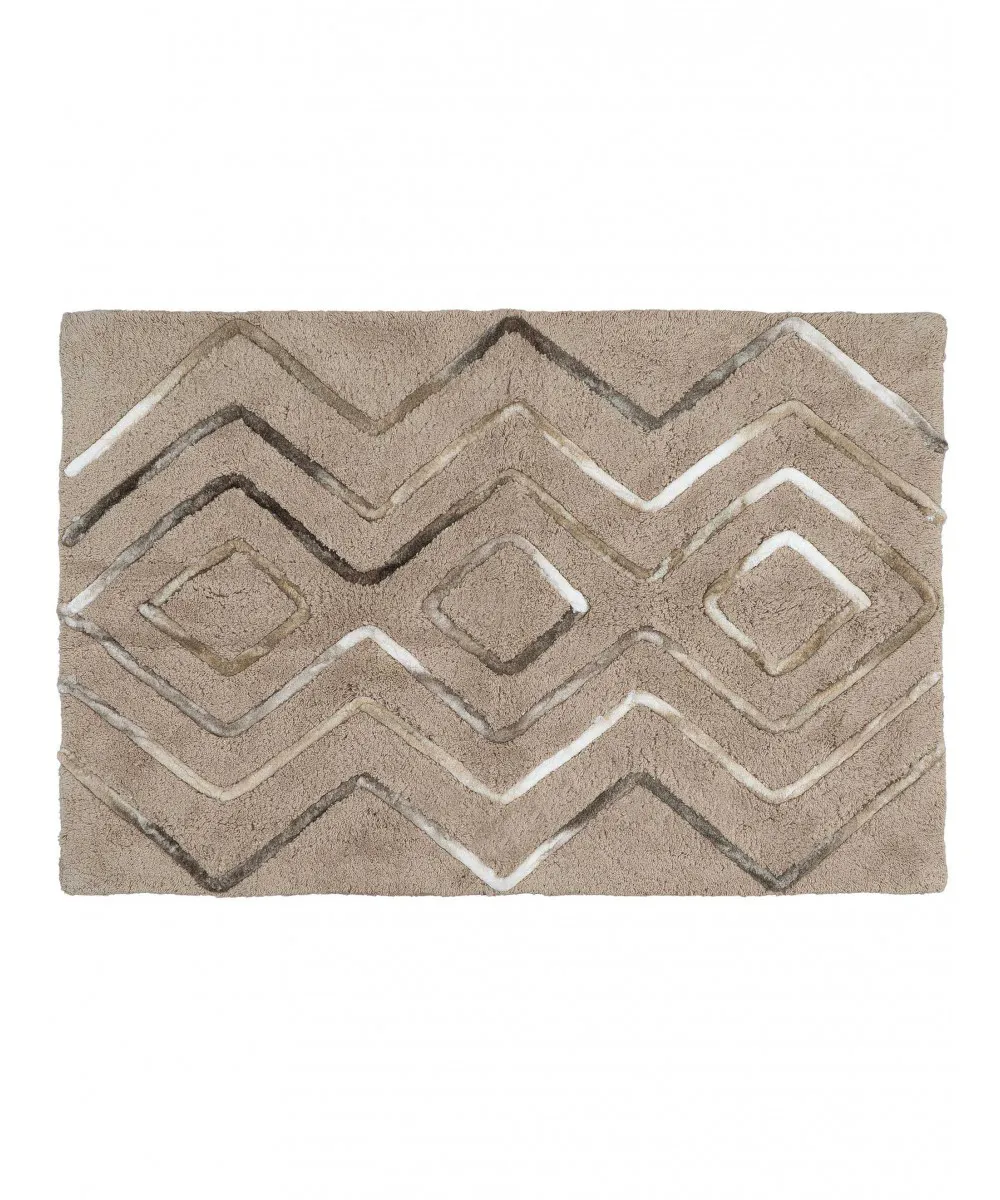 Πατάκι μπάνιου BATHIQUE BEIGE Πατάκι μπάνιου: 50 x 80 εκ.