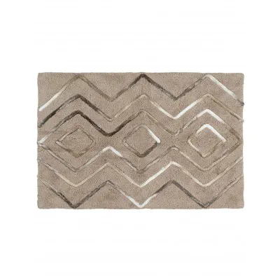 Πατάκι μπάνιου BATHIQUE BEIGE Πατάκι μπάνιου: 50 x 80 εκ.
