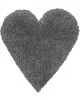 Παιδικό Χαλί DARK GREY SHADE HEART 120 x 120 εκ.
