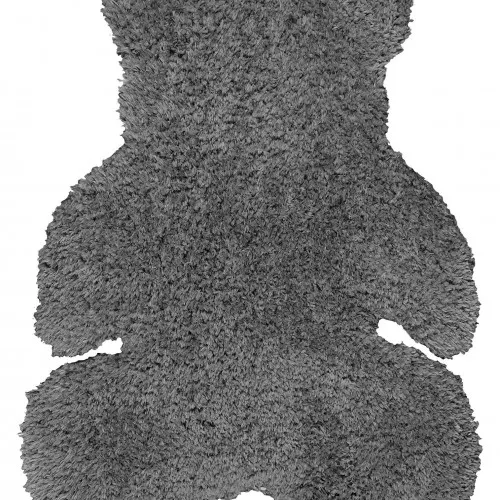 Παιδικό Χαλί DARK GREY SHADE TEDDY BEAR 90 x 110 εκ.