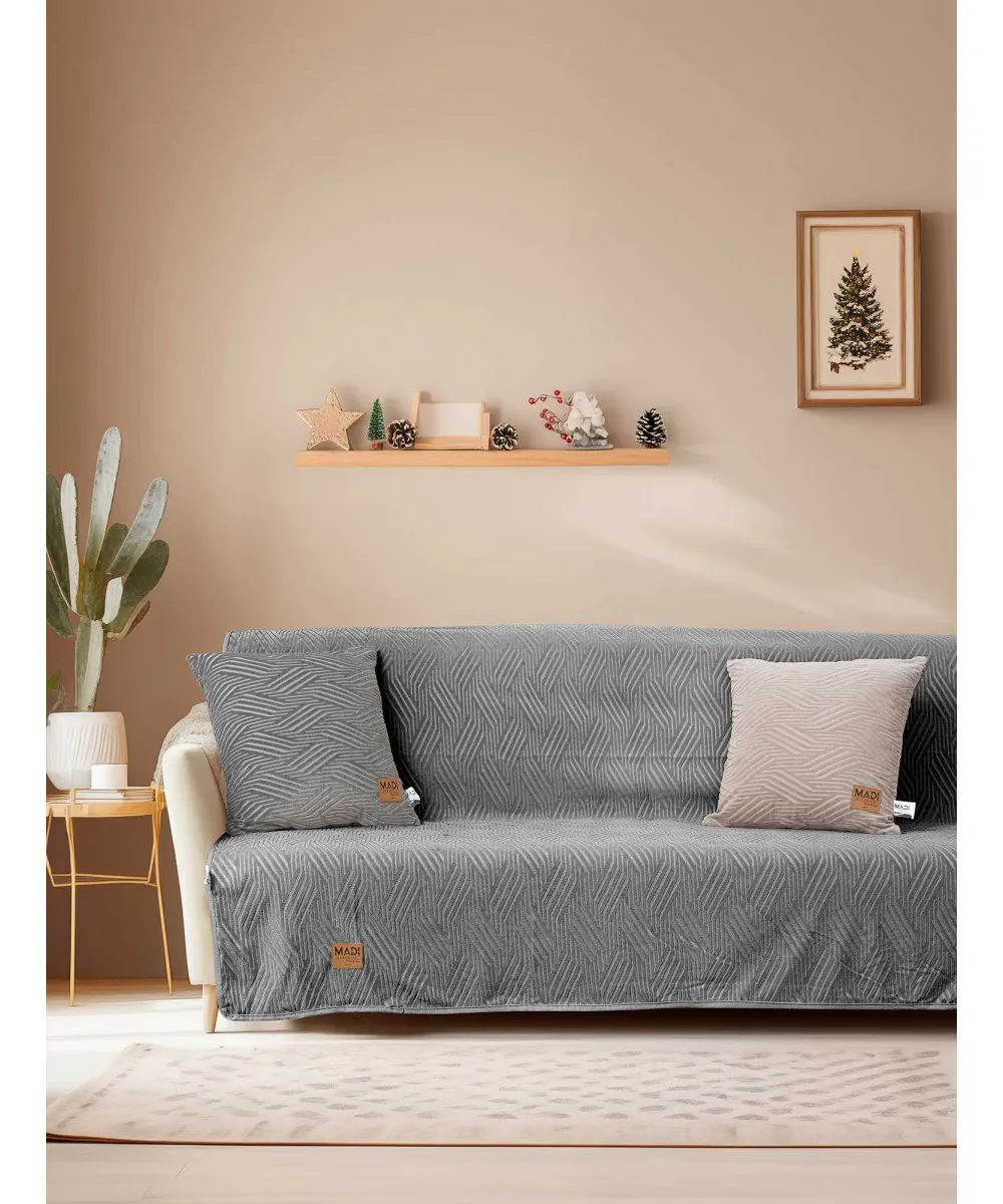 Ριχτάρι DESERT GREY Ριχτάρι τριθέσιου καναπέ: 180 x 300 εκ.