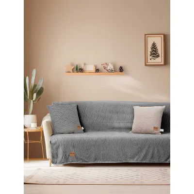 Ριχτάρι DESERT GREY Ριχτάρι τριθέσιου καναπέ: 180 x 300 εκ.