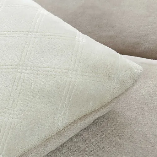 Κουβερτοπάπλωμα EMBOR CREAM Κουβερτοπάπλωμα υπέρδιπλο: 220 x 240 εκ.