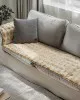Μεμονωμένο γούνινo κάλύμμα FLAURA BEIGE Μεμονωμένο γούνινο κάλυμμα για μπράτσο καναπέ 70 x 75 εκ.