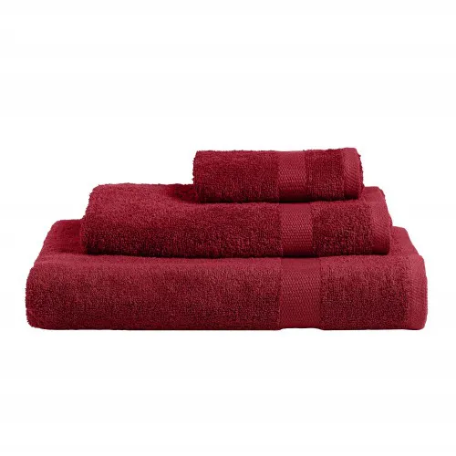 Πετσέτα FROVA BURGUNDY Πετσέτα μπάνιου: 80 x 150 εκ.