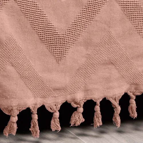 Κουβέρτα Πικέ Ζακάρ GOLWE PINK Κουβέρτα Πικέ Ζακάρ: 220 x 240 εκ.