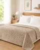 Κουβέρτα Fleece NESTIQ BEIGE Κουβέρτα υπέρδιπλη: 220 x 240 εκ.
