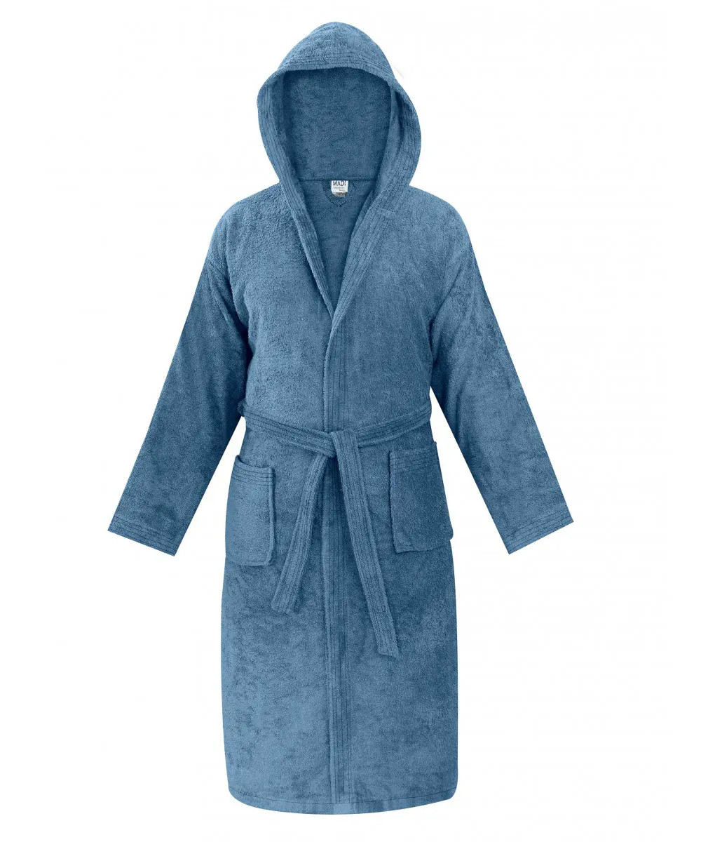 Μπουρνούζι με κουκούλα OLIA DENIM BLUE Μπουρνούζι με κουκούλα: XLarge