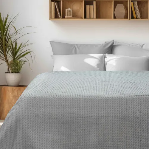 Κουβέρτα Πικέ PIKONA GREY Κουβέρτα Πικέ: 170 x 240 εκ.