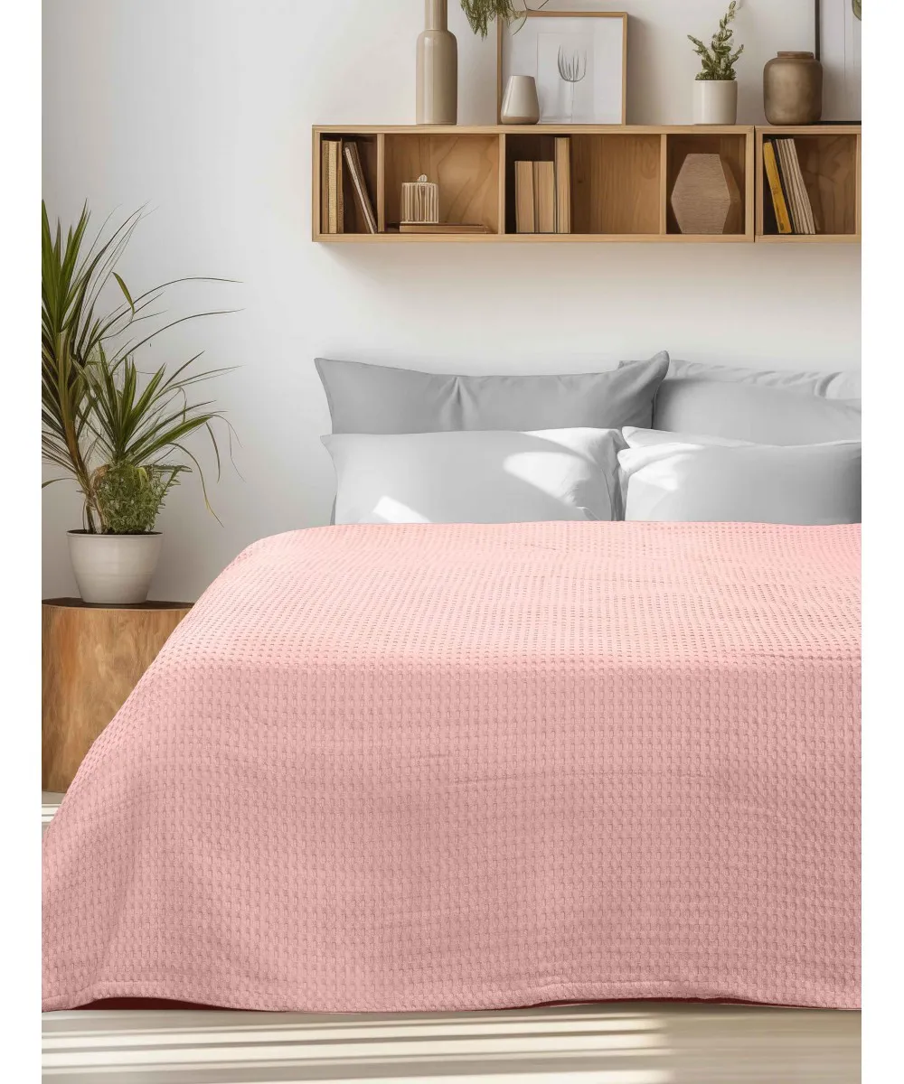 Κουβέρτα Πικέ PIKONA PINK Κουβέρτα Πικέ: 170 x 240 εκ.