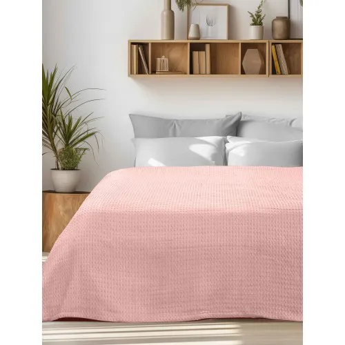 Κουβέρτα Πικέ PIKONA PINK Κουβέρτα Πικέ: 220 x 240 εκ.