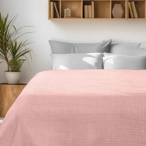 Κουβέρτα Πικέ PIKONA PINK Κουβέρτα Πικέ: 170 x 240 εκ.