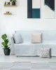 Ριχτάρι ROCOCO CYAN Ριχτάρι τριθέσιου καναπέ: 170 x 300 εκ.
