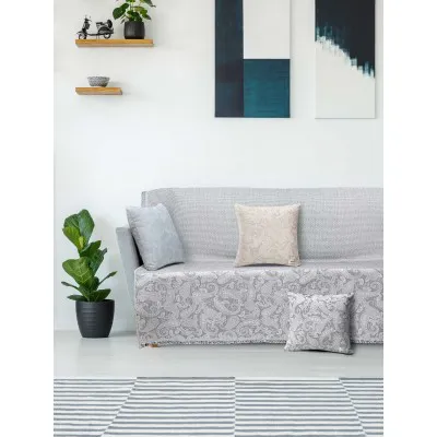Ριχτάρι ROCOCO GREY Ριχτάρι πολύθρονας: 170 x 180 εκ.