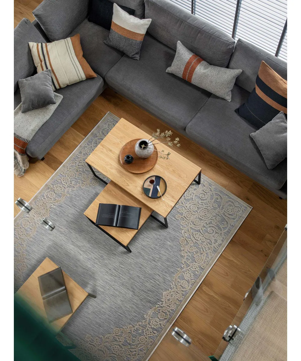 Χαλί ROI GREY BEIGE 67 x 400 εκ.