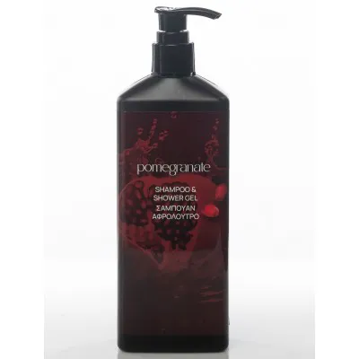 Σαμπουάν και αφρόλουτρο 2 σε 1 σε dispenser ρόδι RUBY Σαμπουάν και Αφρόλουτο 2 σε 1 σε dispenser: 360 ml