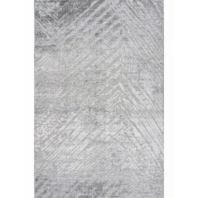 Χαλί SCRATCHES GREY 67 x 350 εκ.