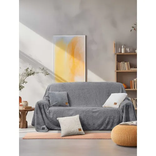 Ριχτάρι TRACE GREY Ριχτάρι διθέσιου καναπέ: 180 x 250 εκ.