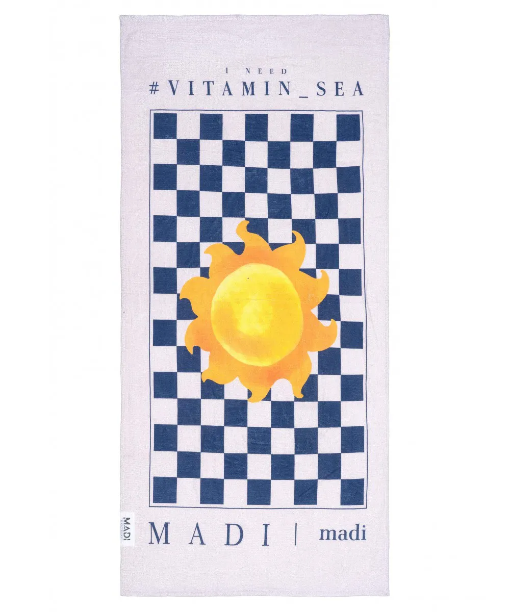 Πετσέτα Θαλάσσης VITAMIN SEA Πετσέτα Θαλάσσης: 90 x 160 εκ.