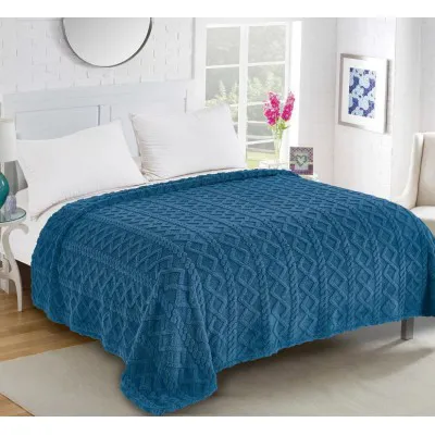 Fleece knitted (160cm x 220cm) ραφ 
