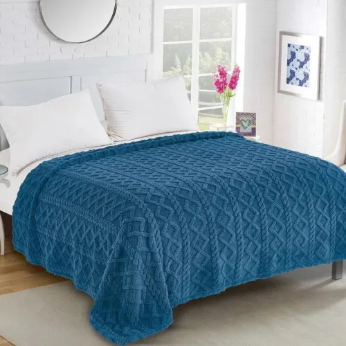 Fleece knitted (160cm x 220cm) ραφ 