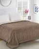 Fleece knitted (160cm x 220cm) σοκολά