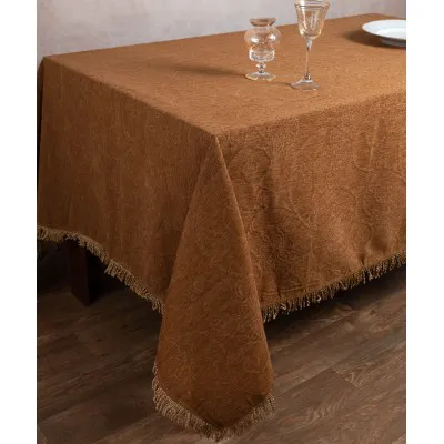 Σενίλ τραπεζομάντηλο 055 (200cm x 280cm) χρυσό
