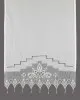 κουρτίνα 075 (50cm x 100cm) λευκό με τούνελ