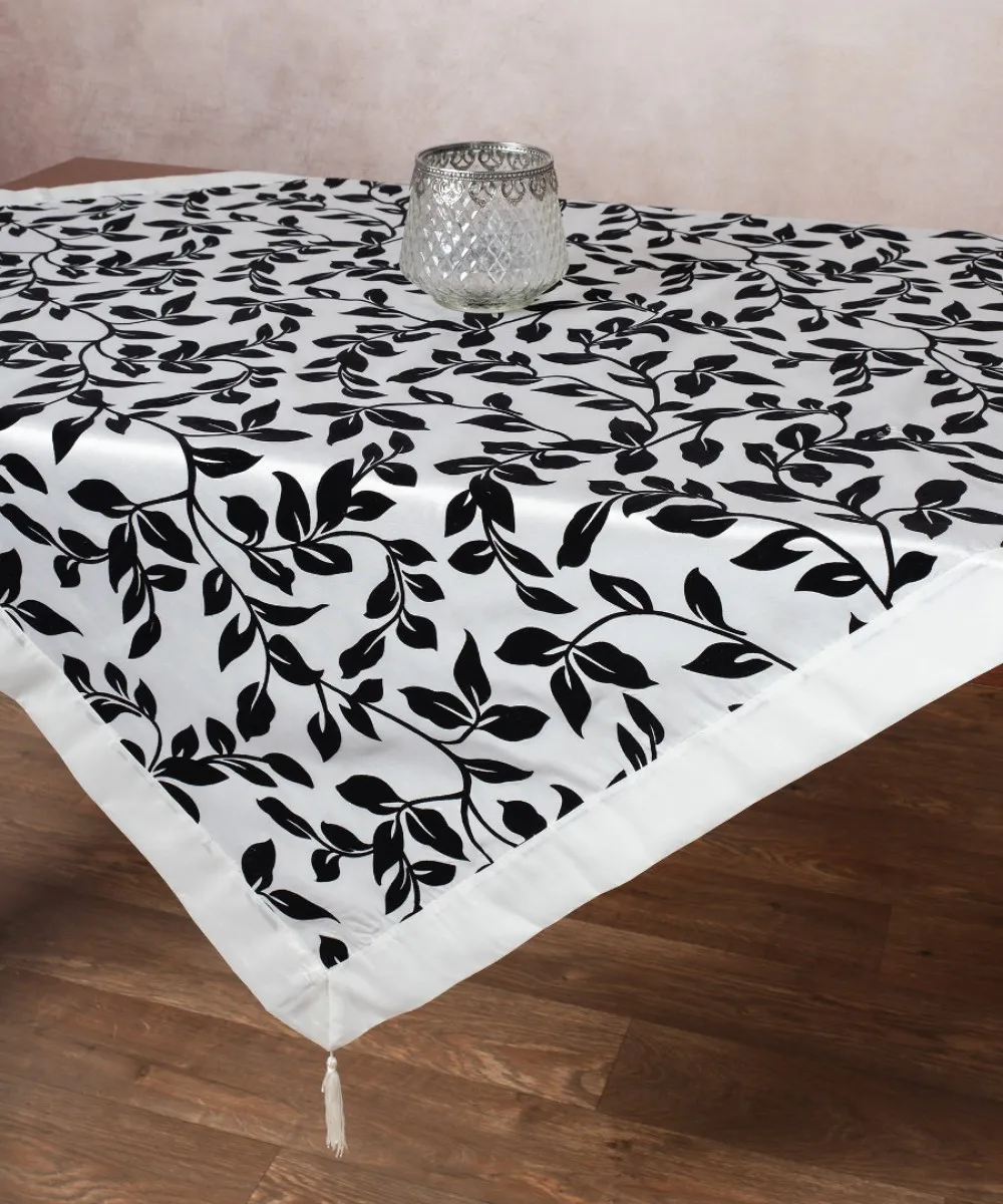 Σατέν καρέ 081 (85cm x 85cm) λευκό