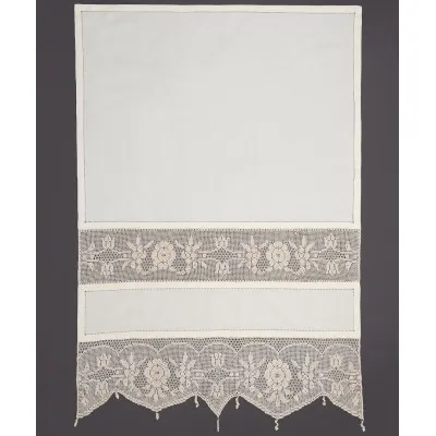 κουρτίνα 097 (160cm x 160cm) ecru με τούνελ