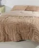 Κουβερτοπάπλωμα burble (220cm x 240cm  2 x 50cm x 70cm) ανοιχτό καφέ