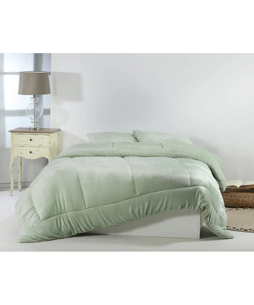 Κουβερτοπάπλωμα solid (220cm x 240cm) light green