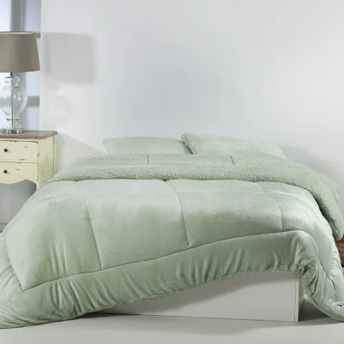 Κουβερτοπάπλωμα solid (220cm x 240cm) light green