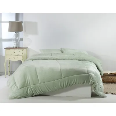 Κουβερτοπάπλωμα solid (240cm x 260cm) light green