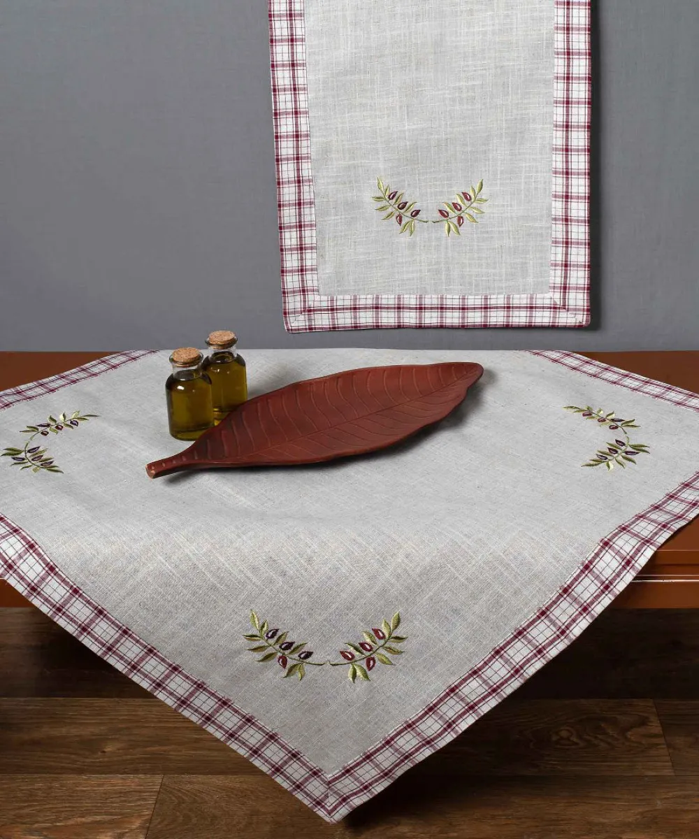 Καρέ 1312 (85cm x 85cm) Κόκκινο