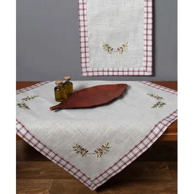 Τραπεζοκαρέ 1312 (135cm x 135cm) κόκκινο
