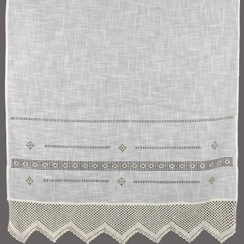 κουρτίνα 1706 (140cm x 260cm) λευκό με τούνελ