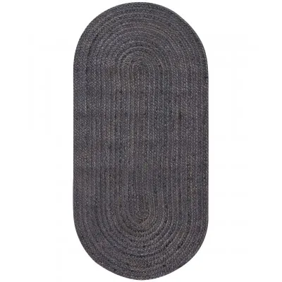 Χαλί γιούτα 1751 (60cm x 130cm) dark grey