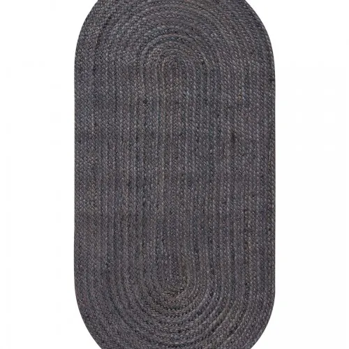 Χαλί γιούτα 1751 (60cm x 130cm) dark grey