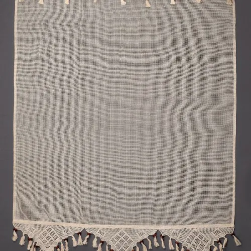 κουρτίνα 2003/1 (160cm x 160cm) ecru με τιράντα