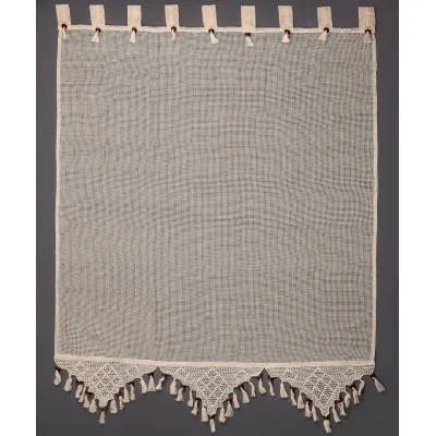 κουρτίνα 2003/1 (120cm x 150cm) ecru με τιράντα