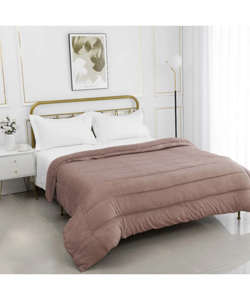 Κουβερτοπάπλωμα damask (220cm x 240cm) syklamen