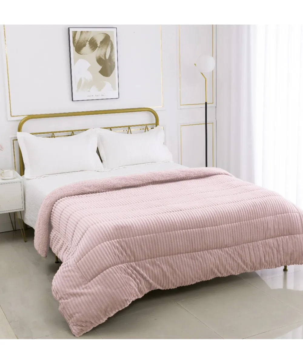 Κουβερτοπάπλωμα kotle (220cm x 240cm) old rose