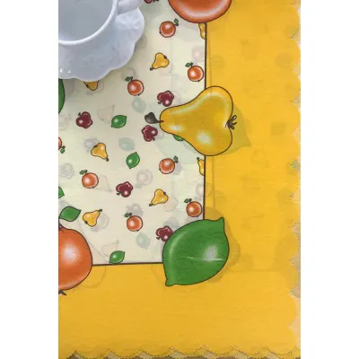 τραπεζομάντηλα 220 ( 90cm x 90cm) κίτρινο