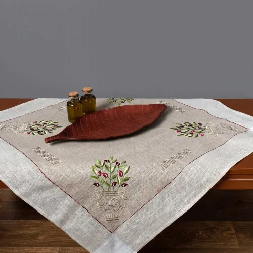 Καρέ 2625 (60cm x 60cm) κόκκινη ελιά