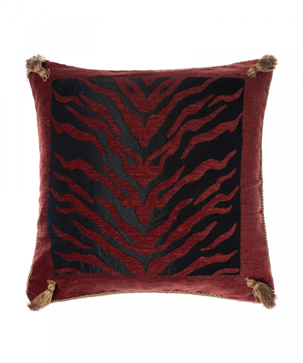 ΜΑΞΙΛΑΡΟΘΗΚΗ  306 (45cm x 45 cm) μαυροκόκκινο