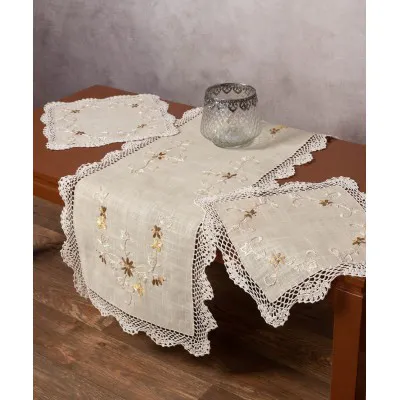 Σετ τριών τεμαχίων ροκοκό (45cm x 110cm   2x40cm x 40cm) 313
