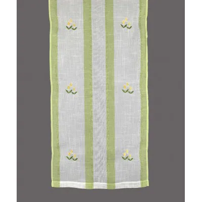 κουρτίνα 315 (180cm x 260cm) λαχανί με τιράντα