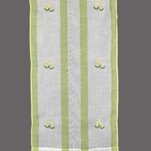 κουρτίνα 315 (90cm x 135cm) λαχανί με τιράντα