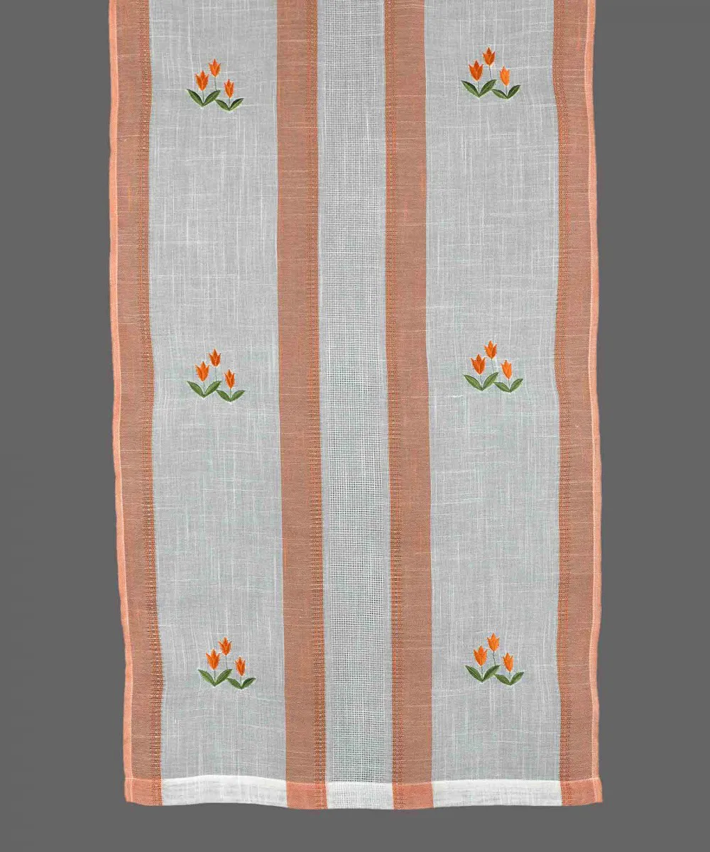 κουρτίνα 315 (90cm x 135cm) πορτοκαλί με τιράντα
